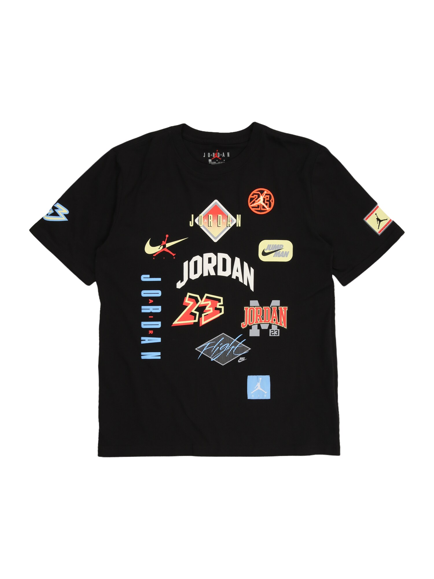 Jordan Tricou DYNASTY  galben deschis / portocaliu / negru / alb