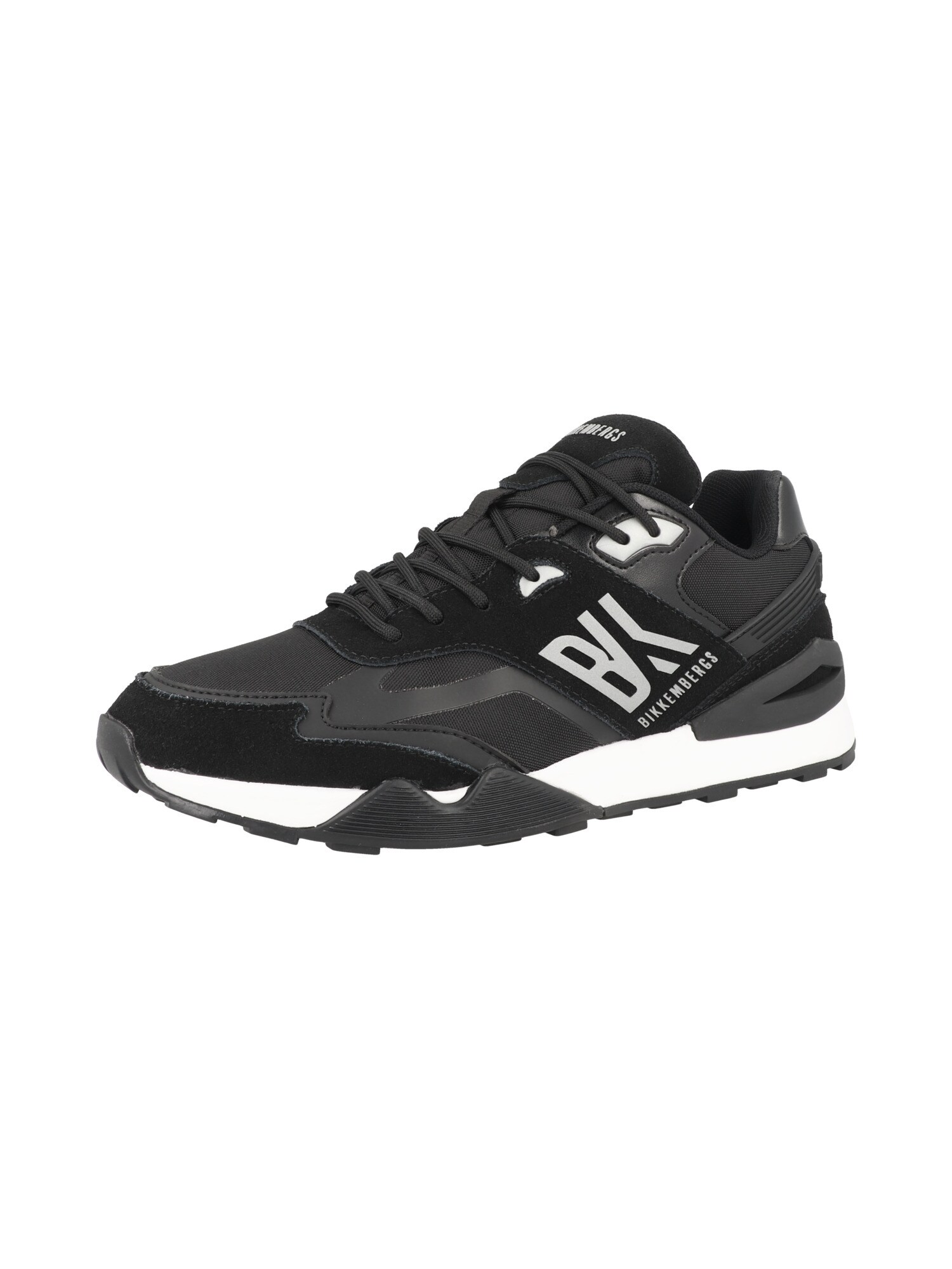 BIKKEMBERGS Zapatillas deportivas bajas 'Retro'  negro / blanco