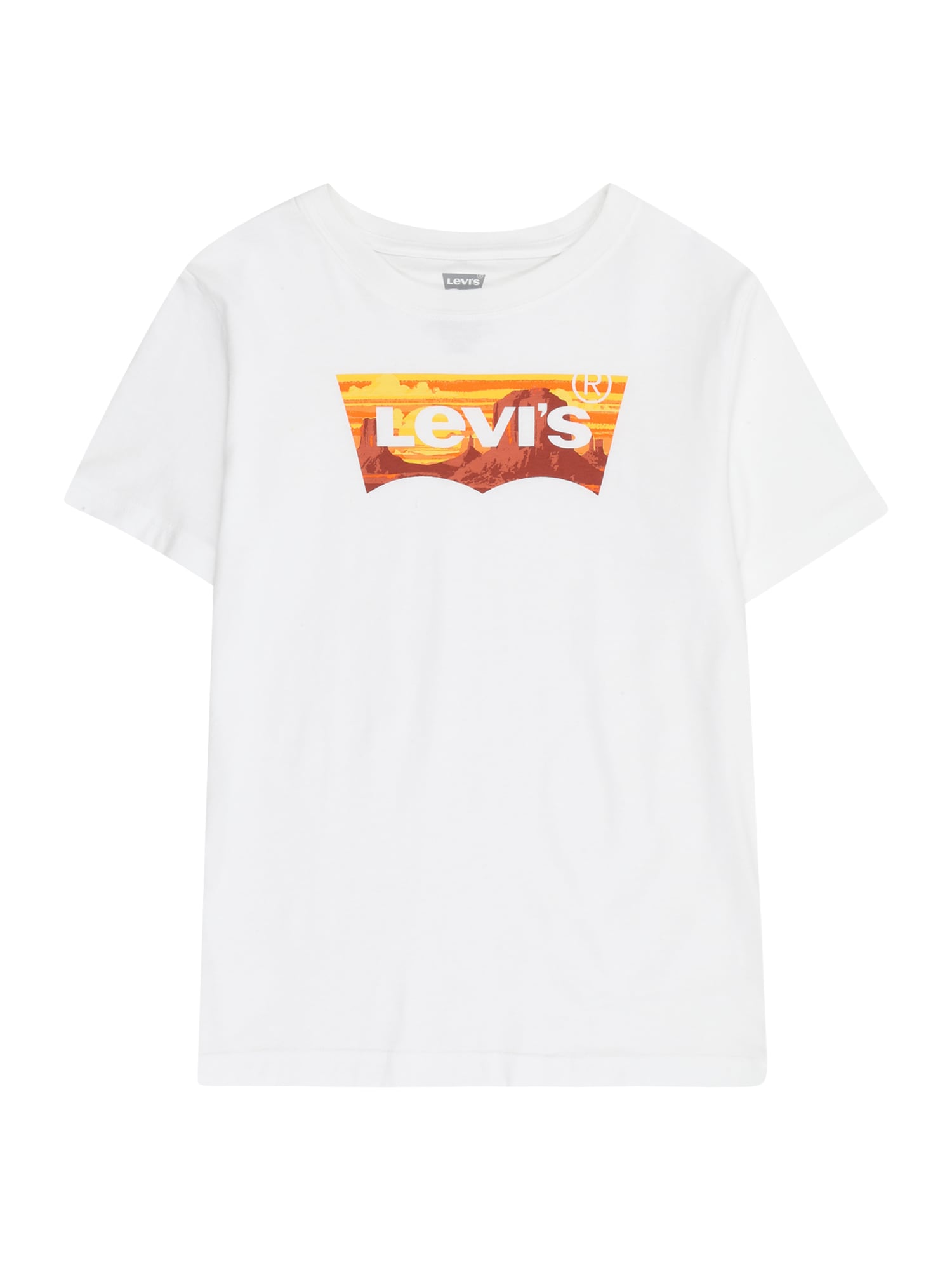 LEVI'S ® Póló  gesztenyebarna / sárga / narancs / fehér akciós termékkép 1