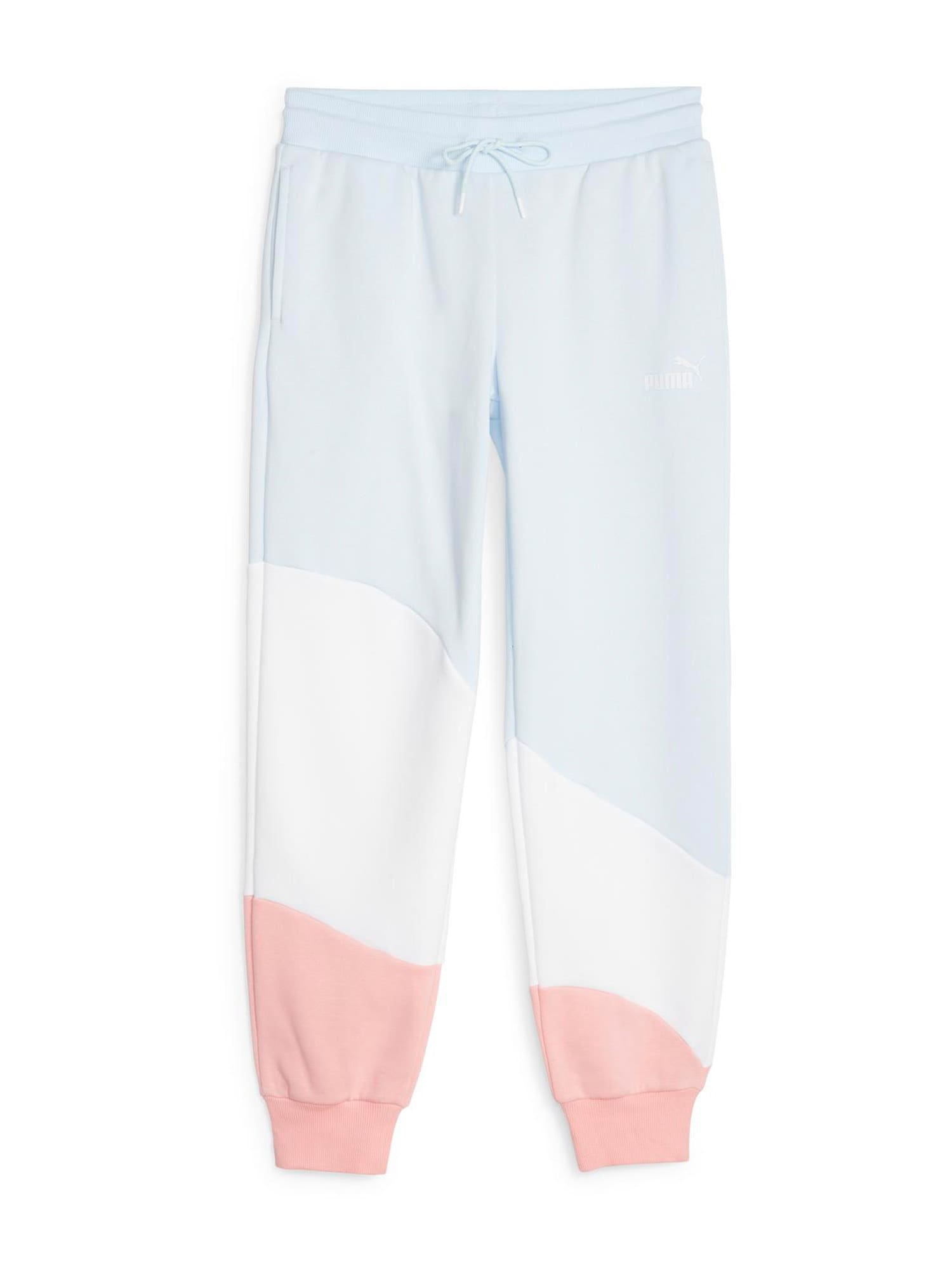 PUMA Športne hlače  svetlo modra / roza / bela