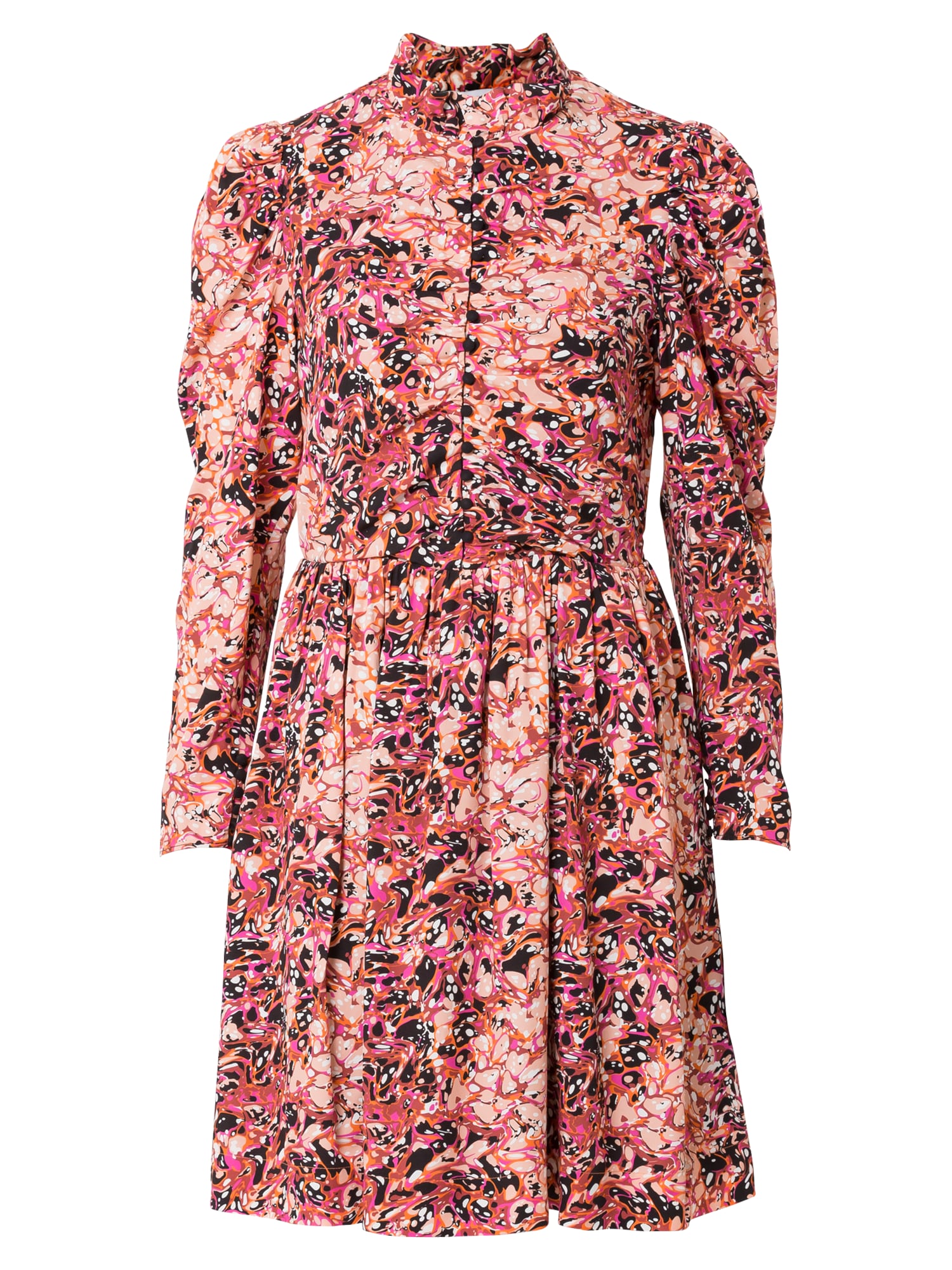 Hofmann Copenhagen Košulja haljina 'RAQUEL'  narančasta / fuksija / roza / crna