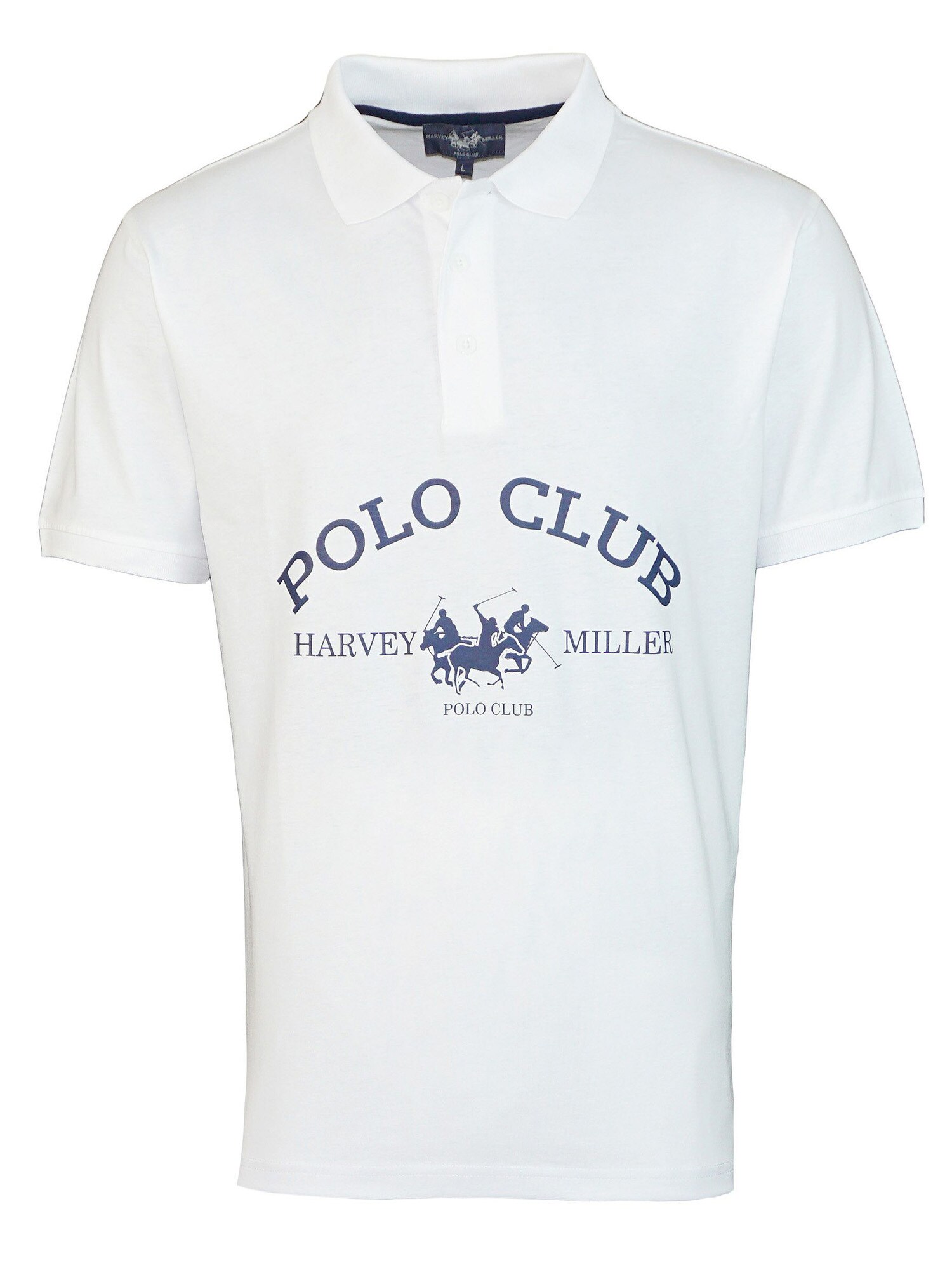 HARVEY MILLER Tricou  albastru / alb