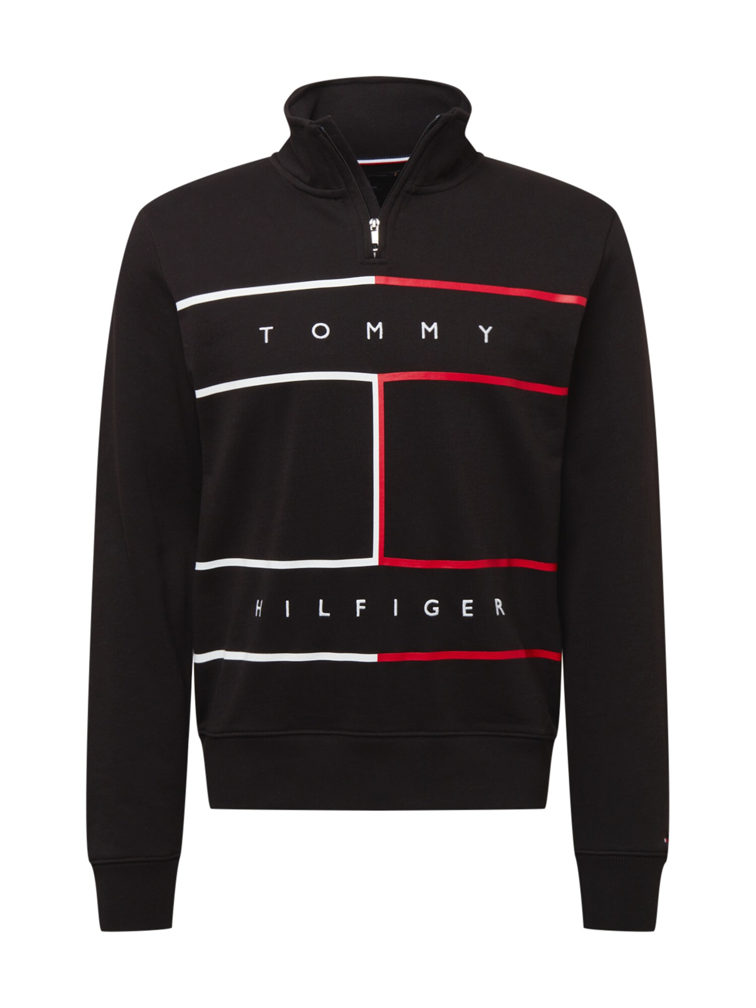 Tommy Hilfiger TOMMY HILFIGER Sweatshirt rot / schwarz / weiß