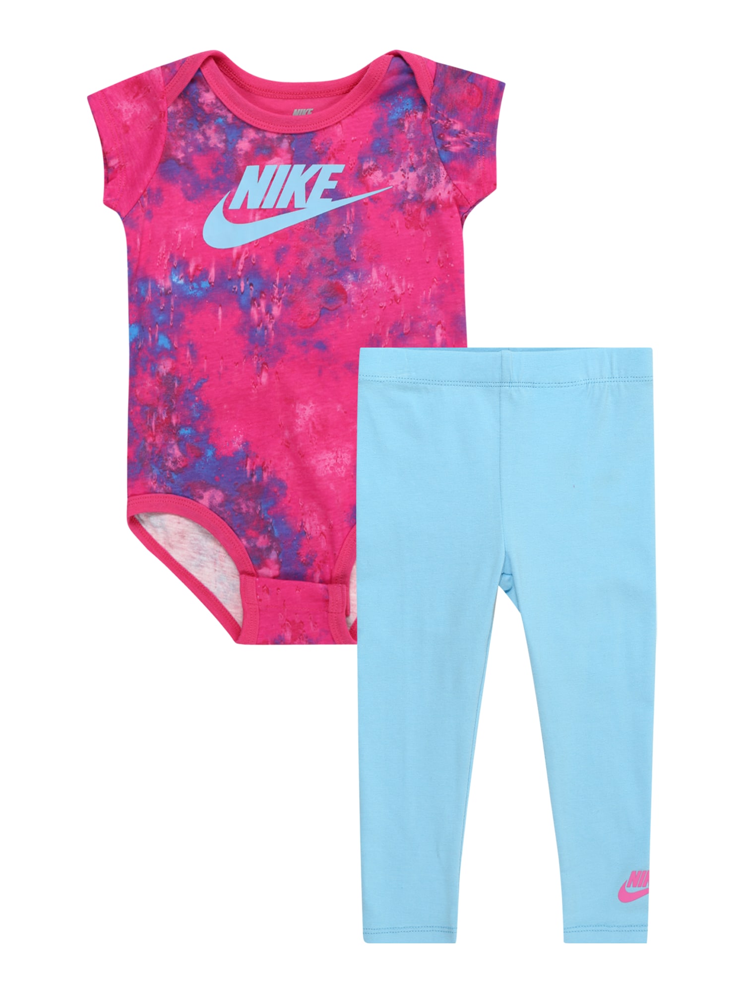 Nike Sportswear Комплект  светлосиньо / виолетов / фуксия