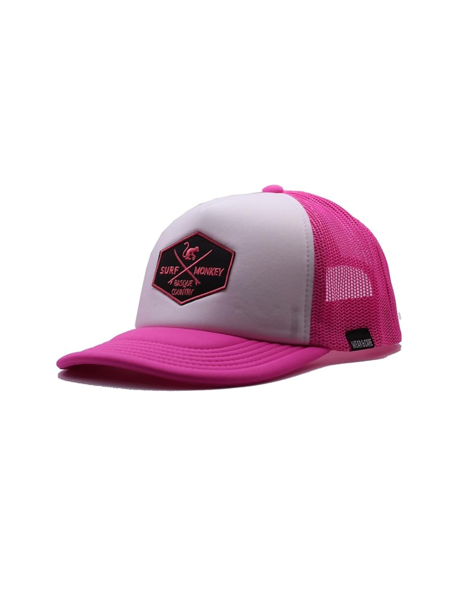 Surf Monkey Sombrero  rosa neón