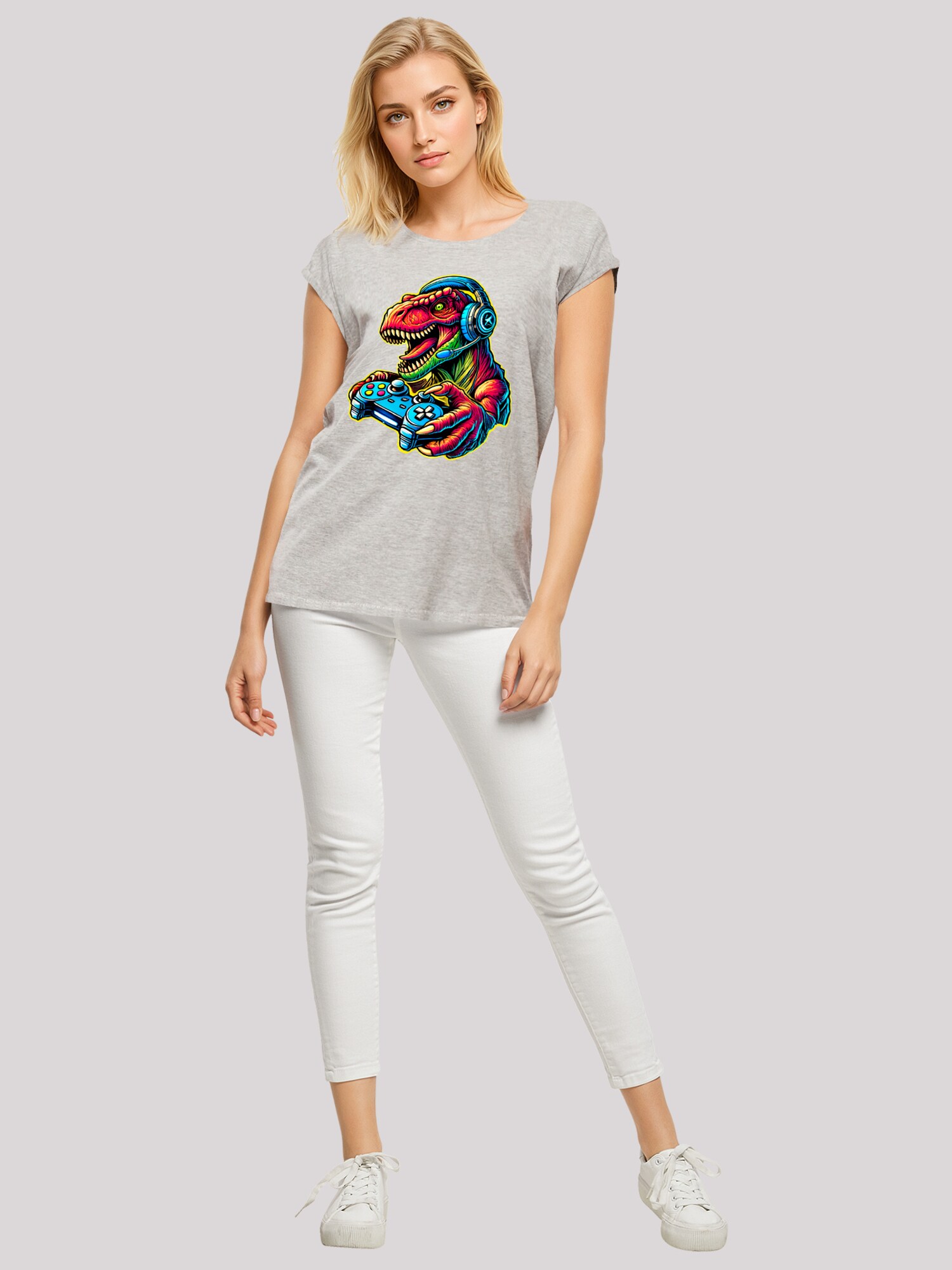 Thumbnail - F4NT4STIC T-Shirt Dinosaurier Gamer