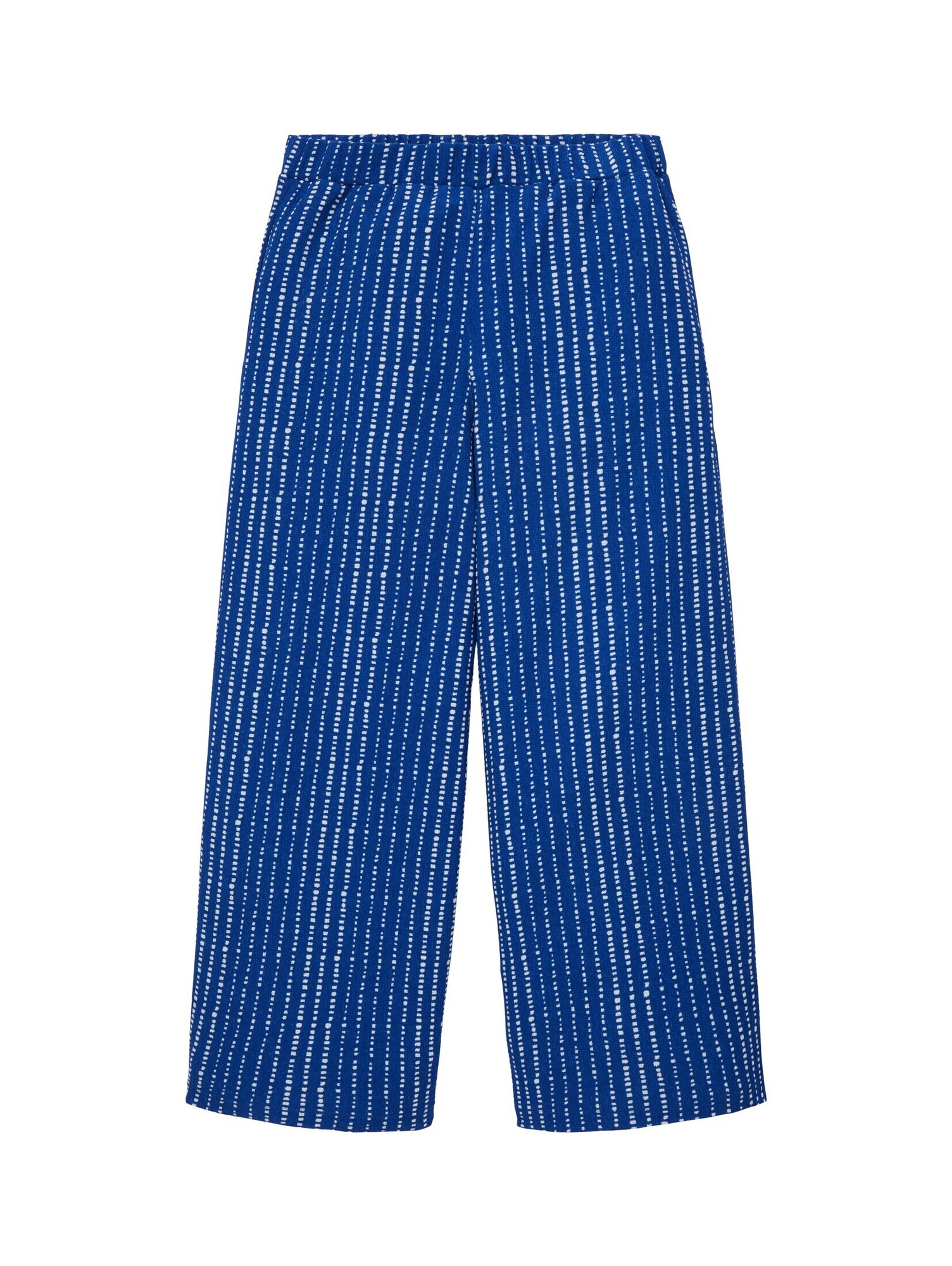 TOM TAILOR DENIM Панталон  кралско синьо / бяло
