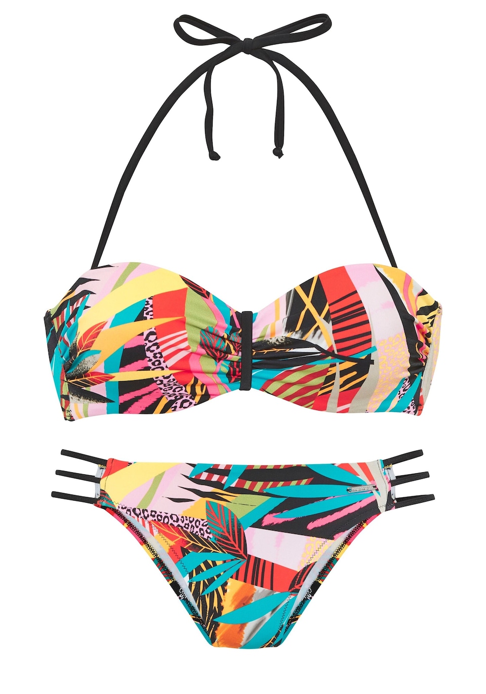 Bikini turkos / gul / orange