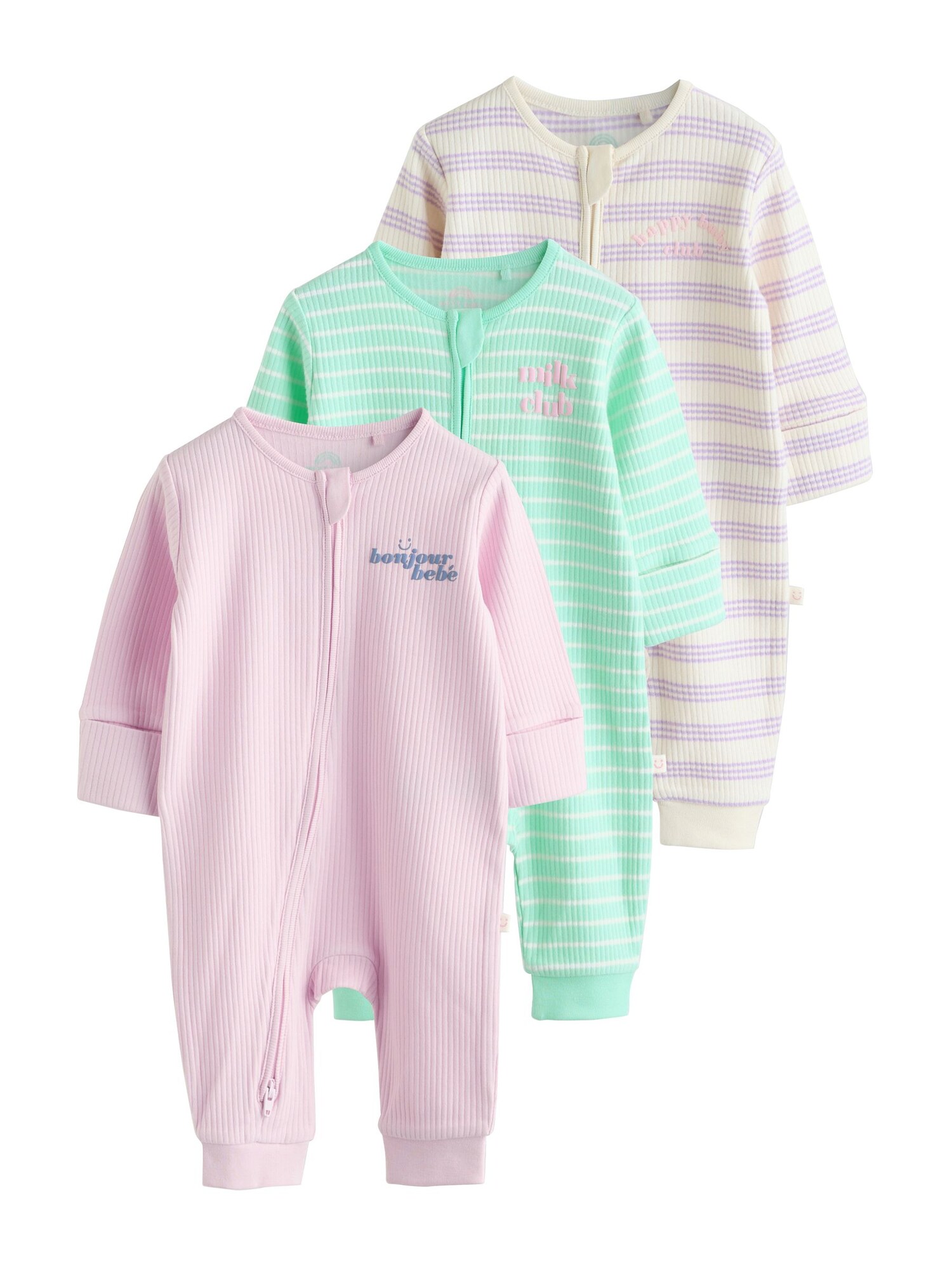 Next Salopetă/Body  bej deschis / turcoaz / lila / roz