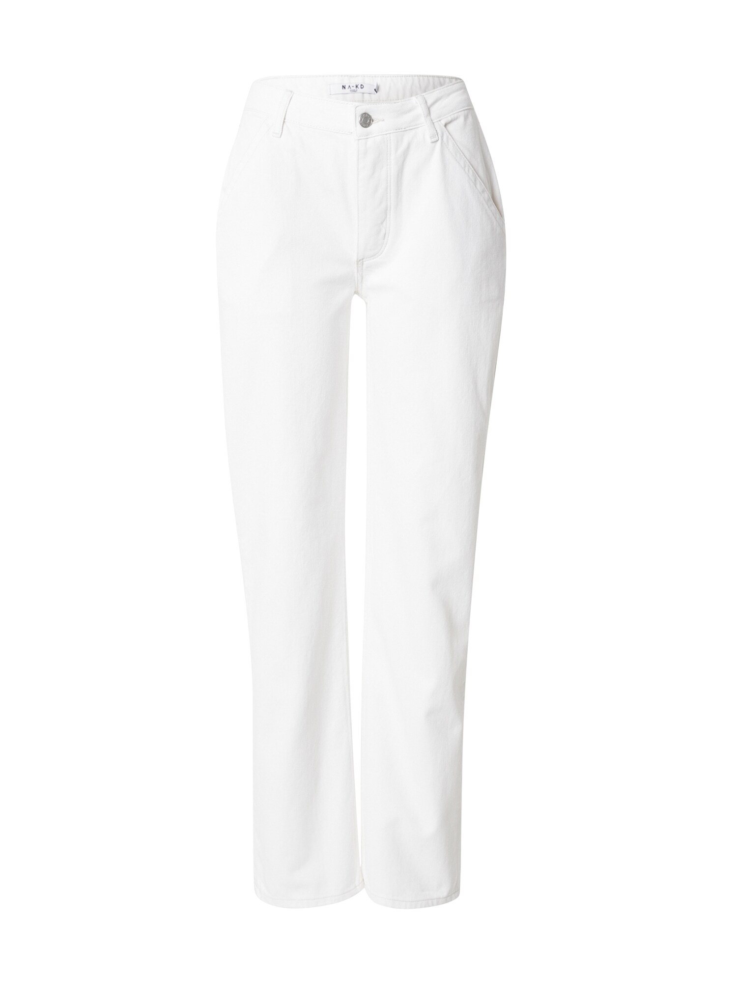 NA-KD Džinsai balto džinso spalva
