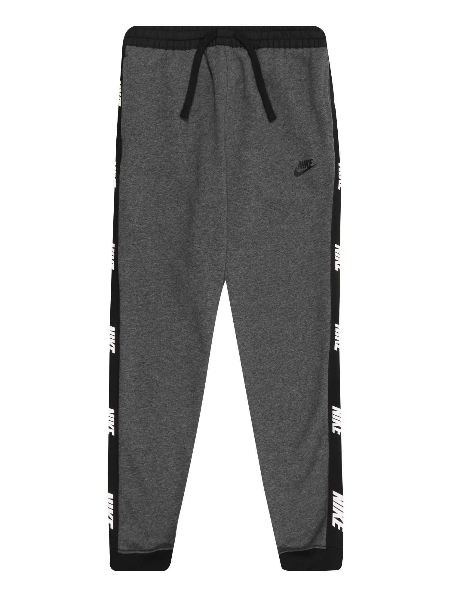 Nike Sportswear Kelnės  juoda / tamsiai pilka / balta