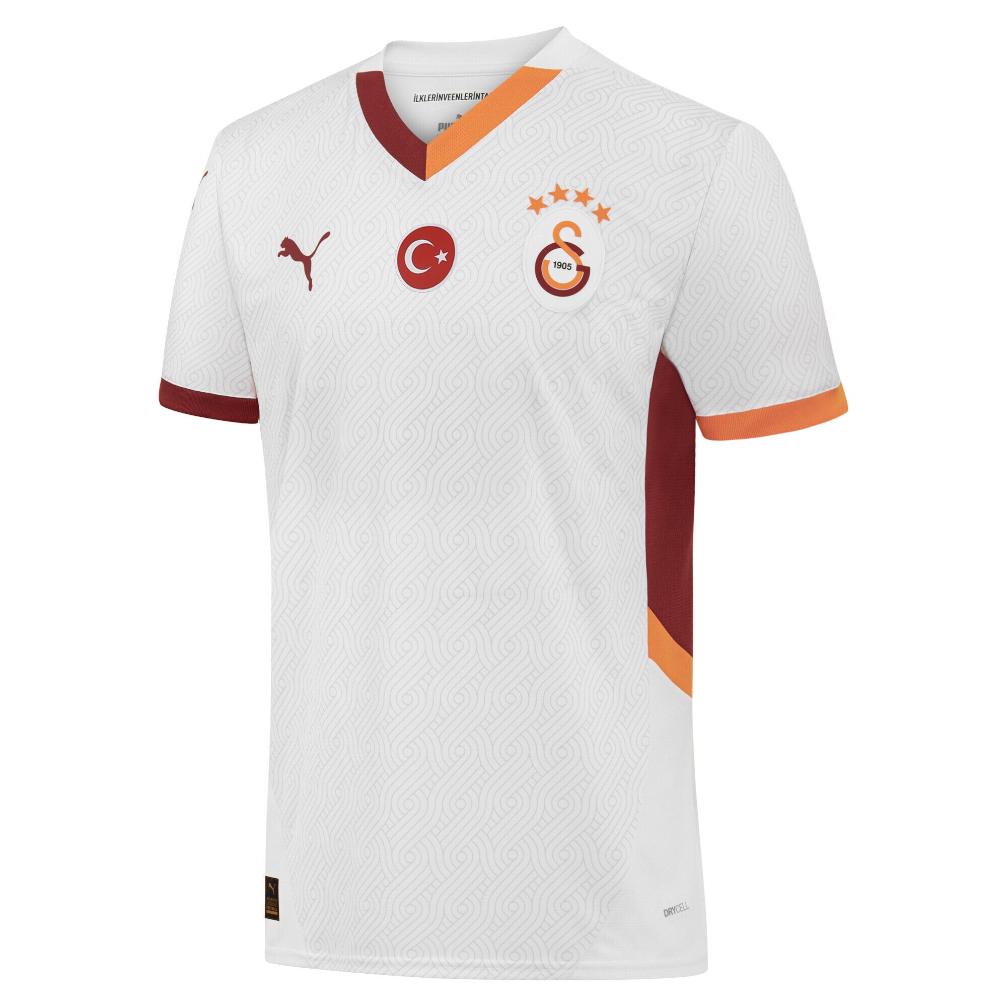 PUMA Dres 'Galatasaray SK 24/25'  mandarínková / tmavočervená / biela