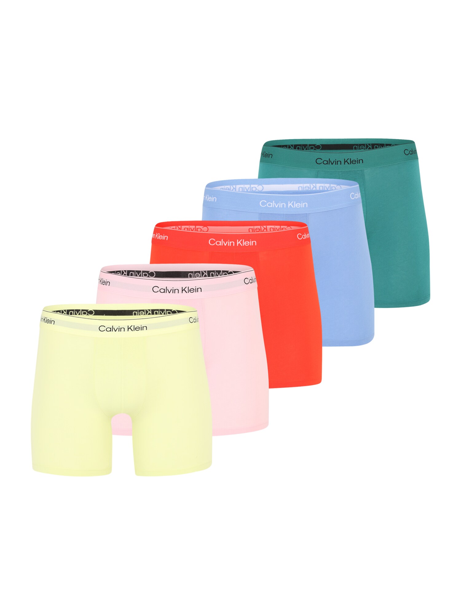 Calvin Klein Underwear Boxeralsók  ciánkék / galambkék / pasztellsárga / pasztell-rózsaszín / narancsvörös akciós termékkép 1