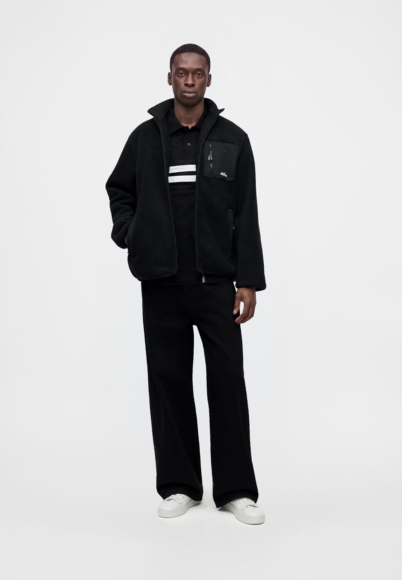 ELLESSE Chaqueta polar 'Zerano 2' negro – imagen 3