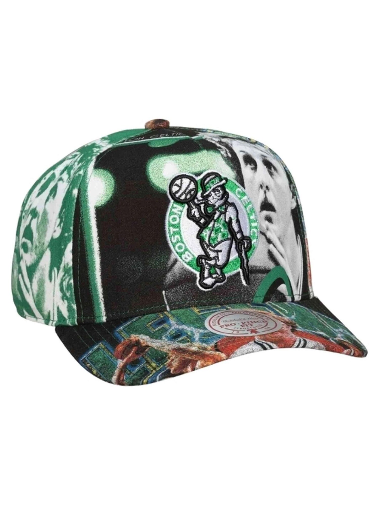 Mitchell & Ness Gorra 'Gorra mitchell & ness celtics larry bird hwc my tee pro snapback'  mezcla de colores – imagen 2