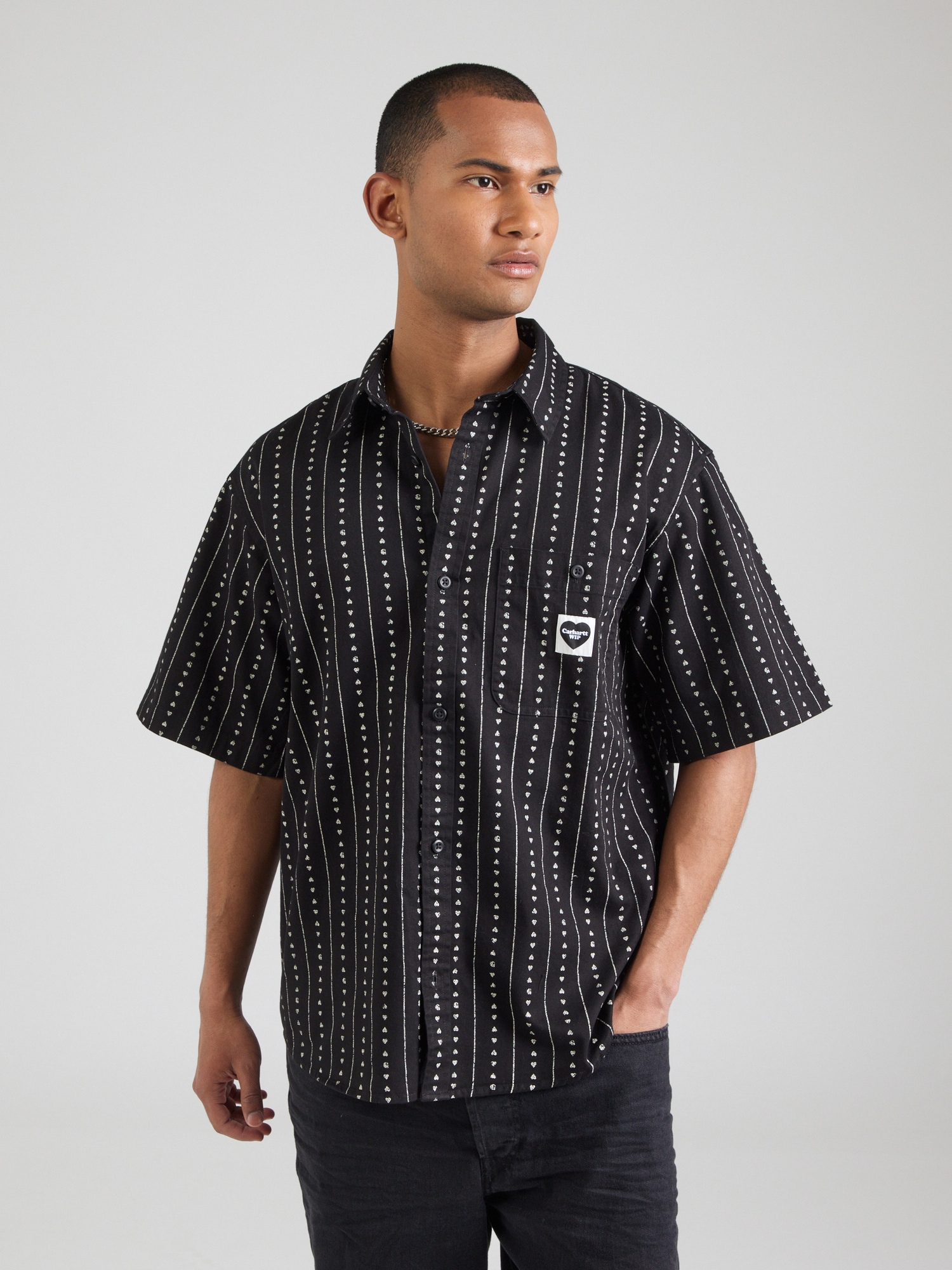 Carhartt WIP Ing 'Drewe'  fekete / piszkosfehér termék 2. képe