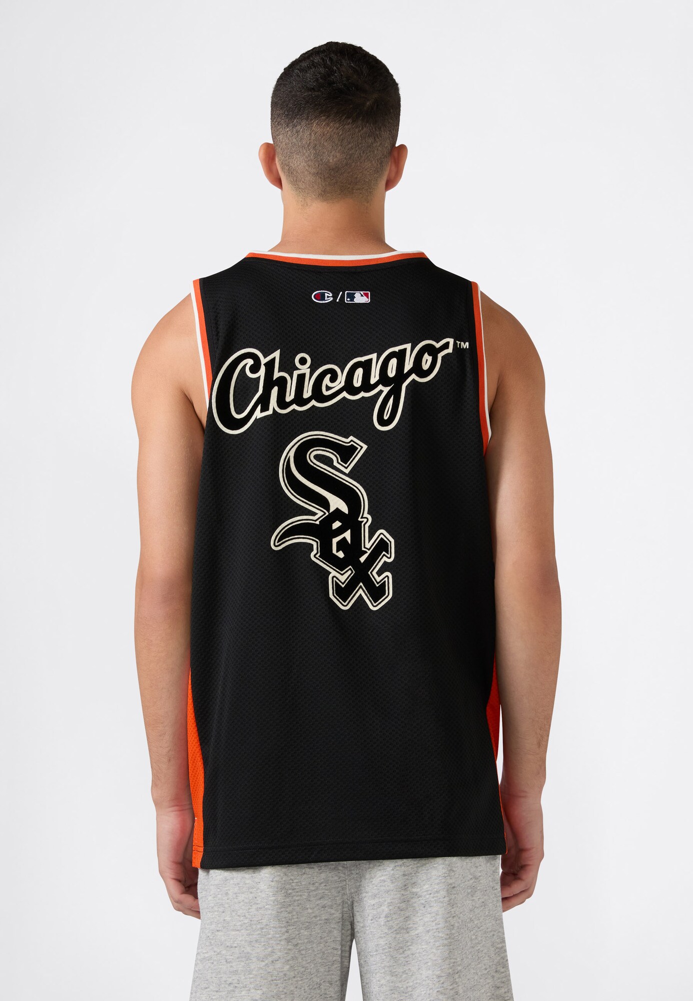 Champion Camiseta crema / naranja / negro / blanco – imagen 3