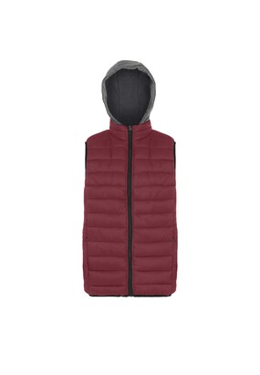 boundry Bodywarmer Grijs gemêleerd / Donkerrood / Zwart