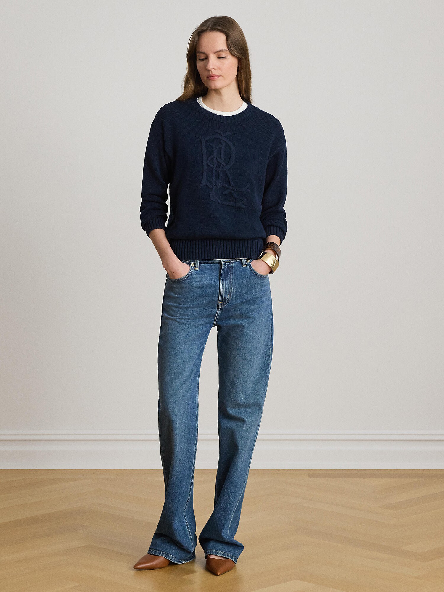 Lauren Ralph Lauren Jersey 'RIEDNEE'  navy – imagen 4