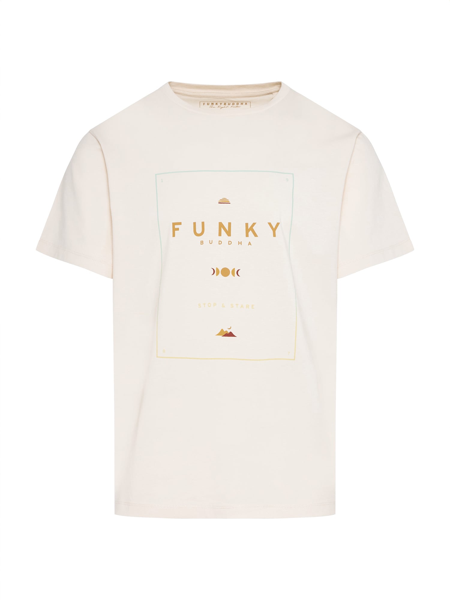 Funky Buddha Póló  ekrü / mustár / méz akciós termékkép 1