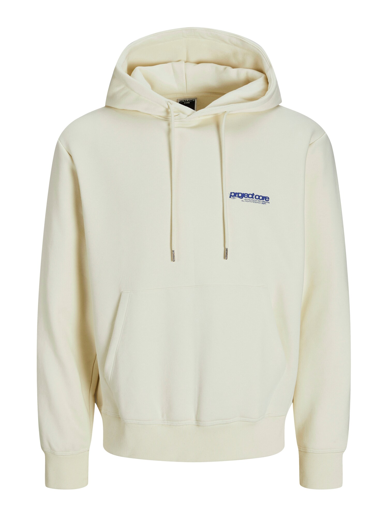 JACK & JONES Tréning póló 'JCOUnion'  krém / tengerészkék akciós termékkép 1