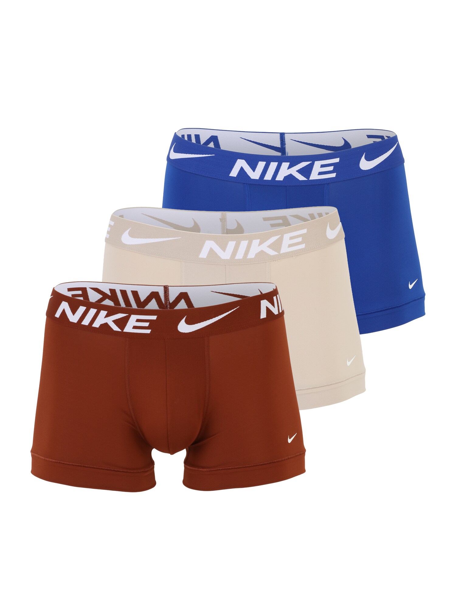 NIKE Underwear Boxerky 'Everyday Essential'  krémová / modrá / hrdzavohnedá / biela