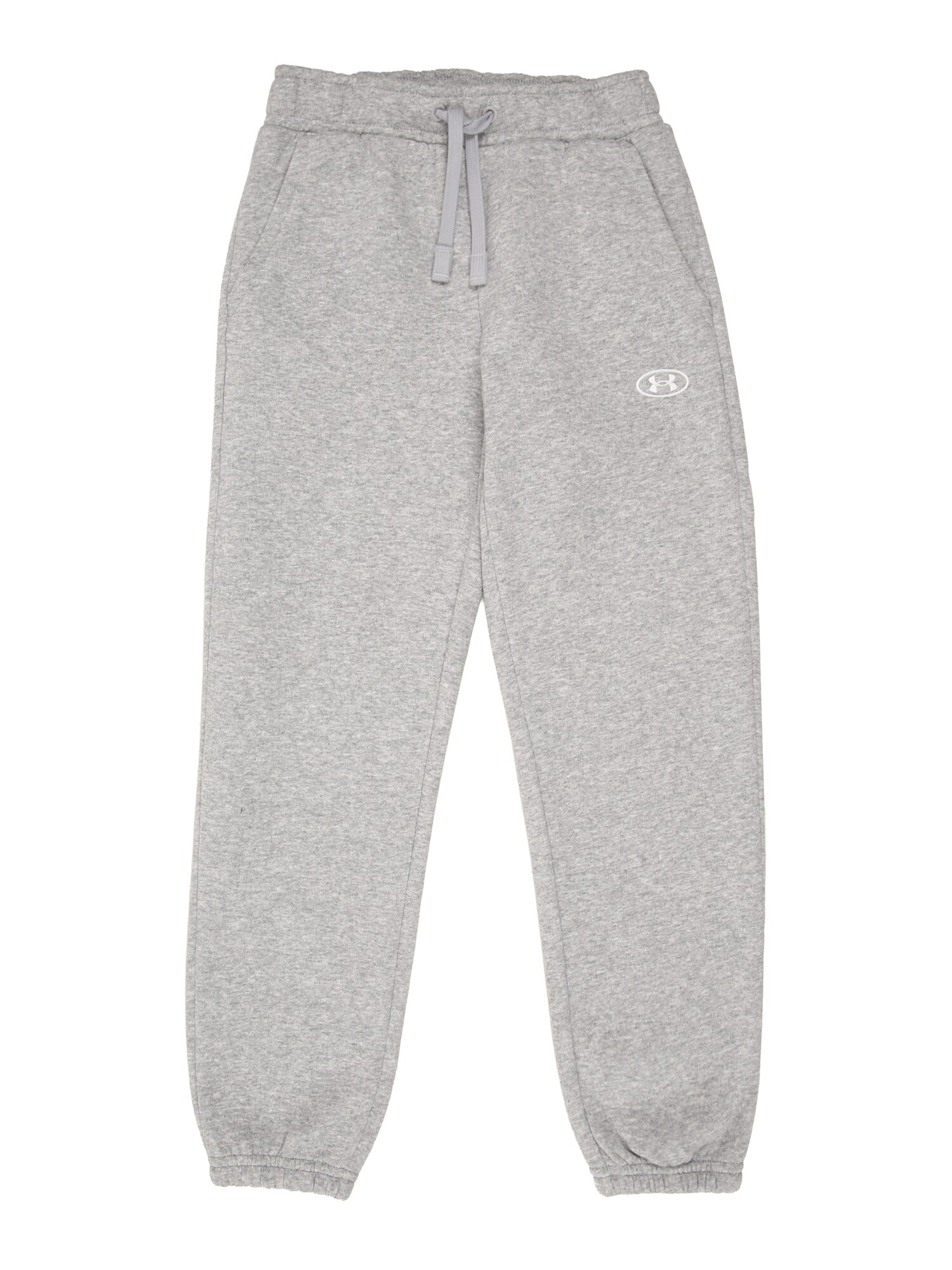 UNDER ARMOUR Športové nohavice 'RIVAL FLEECE'  sivá
