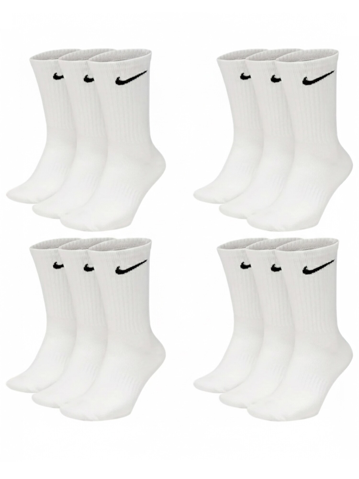 NIKE Șosete sport alb