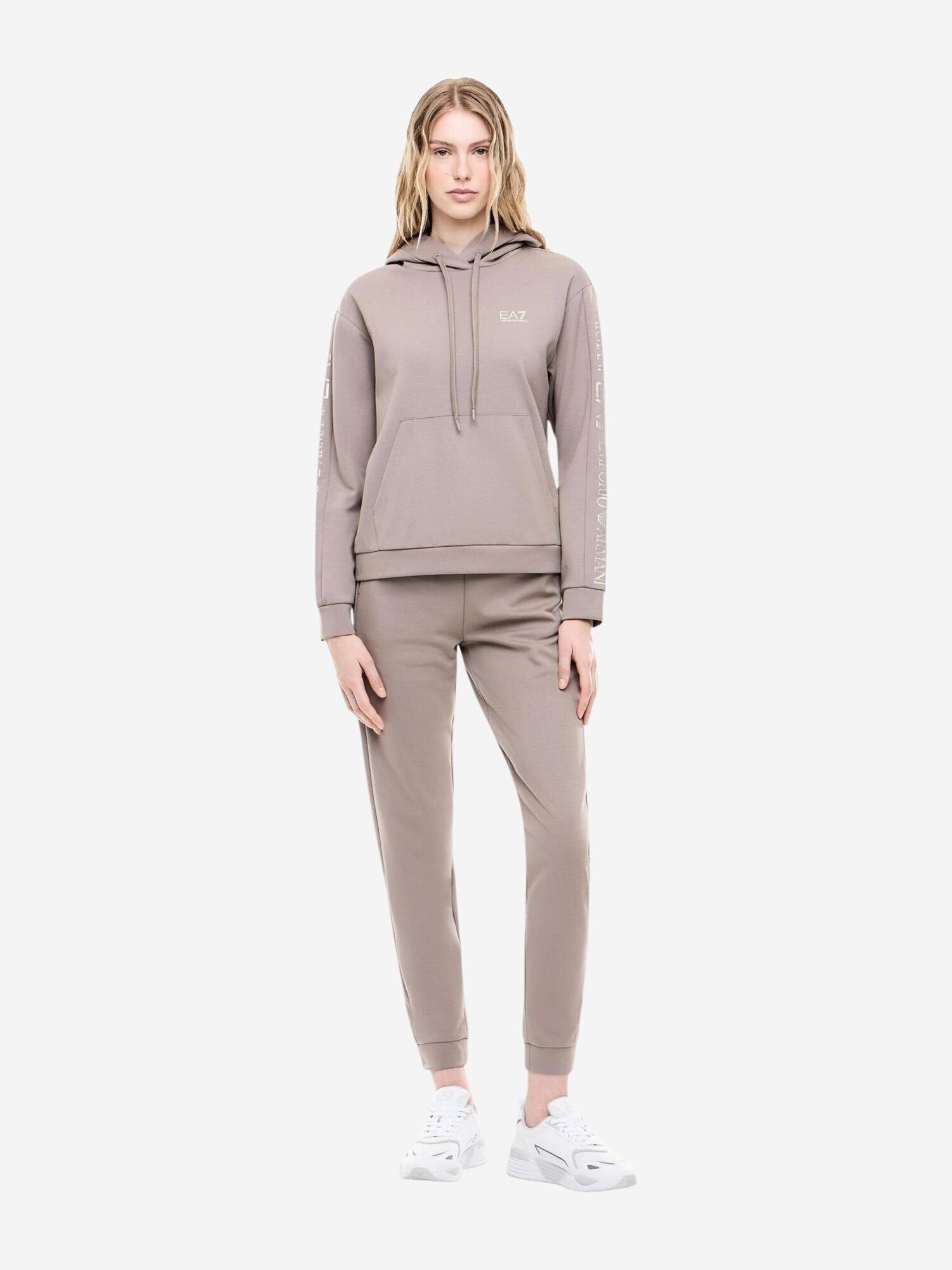 EA7 Emporio Armani Pantalón deportivo  taupe – imagen 2