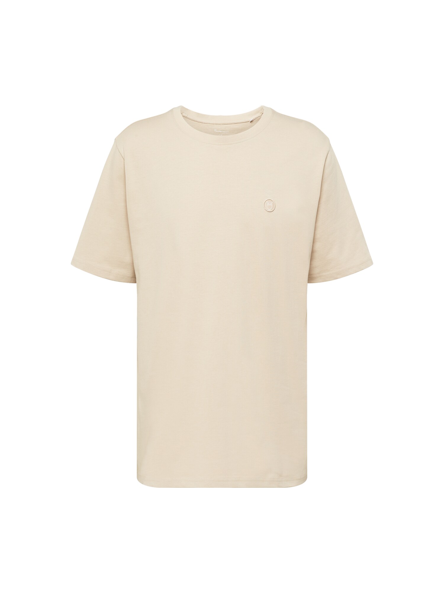 KnowledgeCotton Apparel Tričko 'ALDER'  kamenná