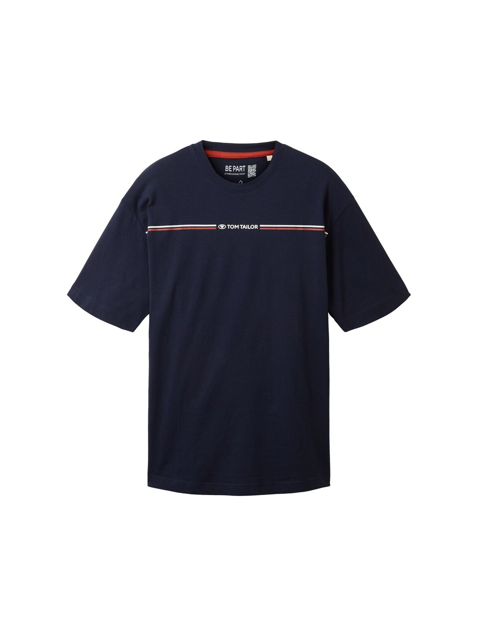 T-shirt marinblå / röd