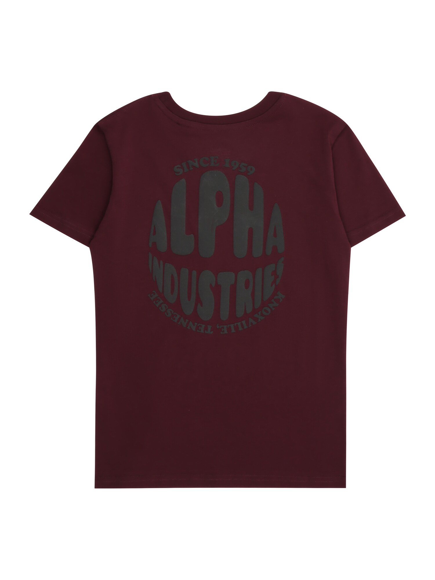 ALPHA INDUSTRIES Póló  fenyő / cseresznyepiros termék 2. képe