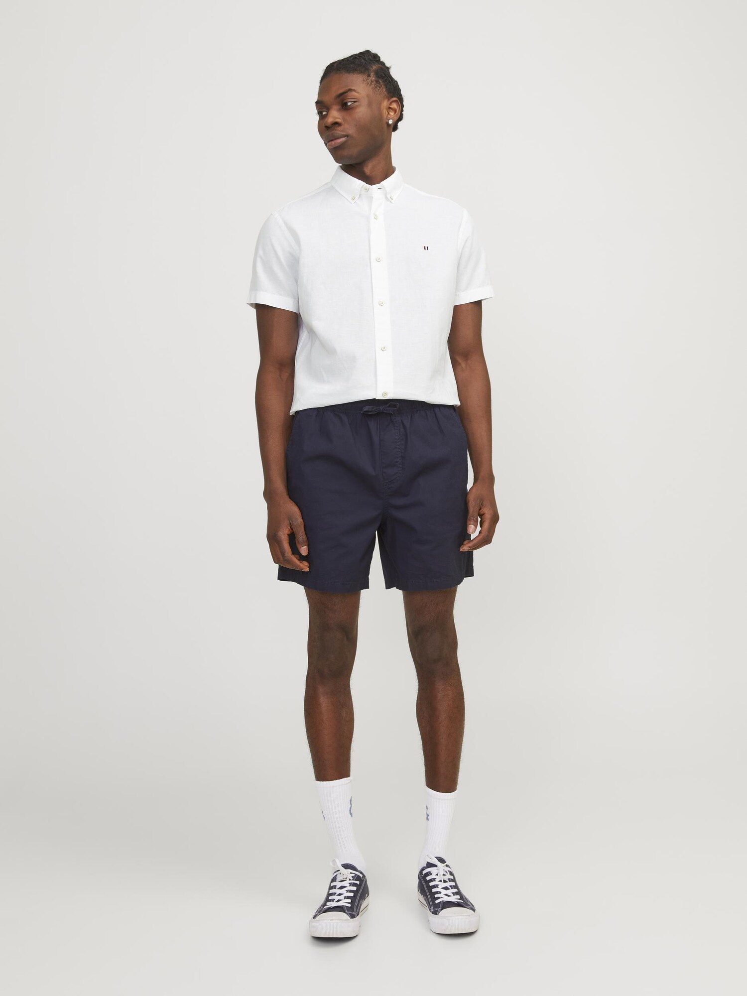 JACK & JONES Košeľa 'JPRBLUSummer'  tmavomodrá (obrázok 4)