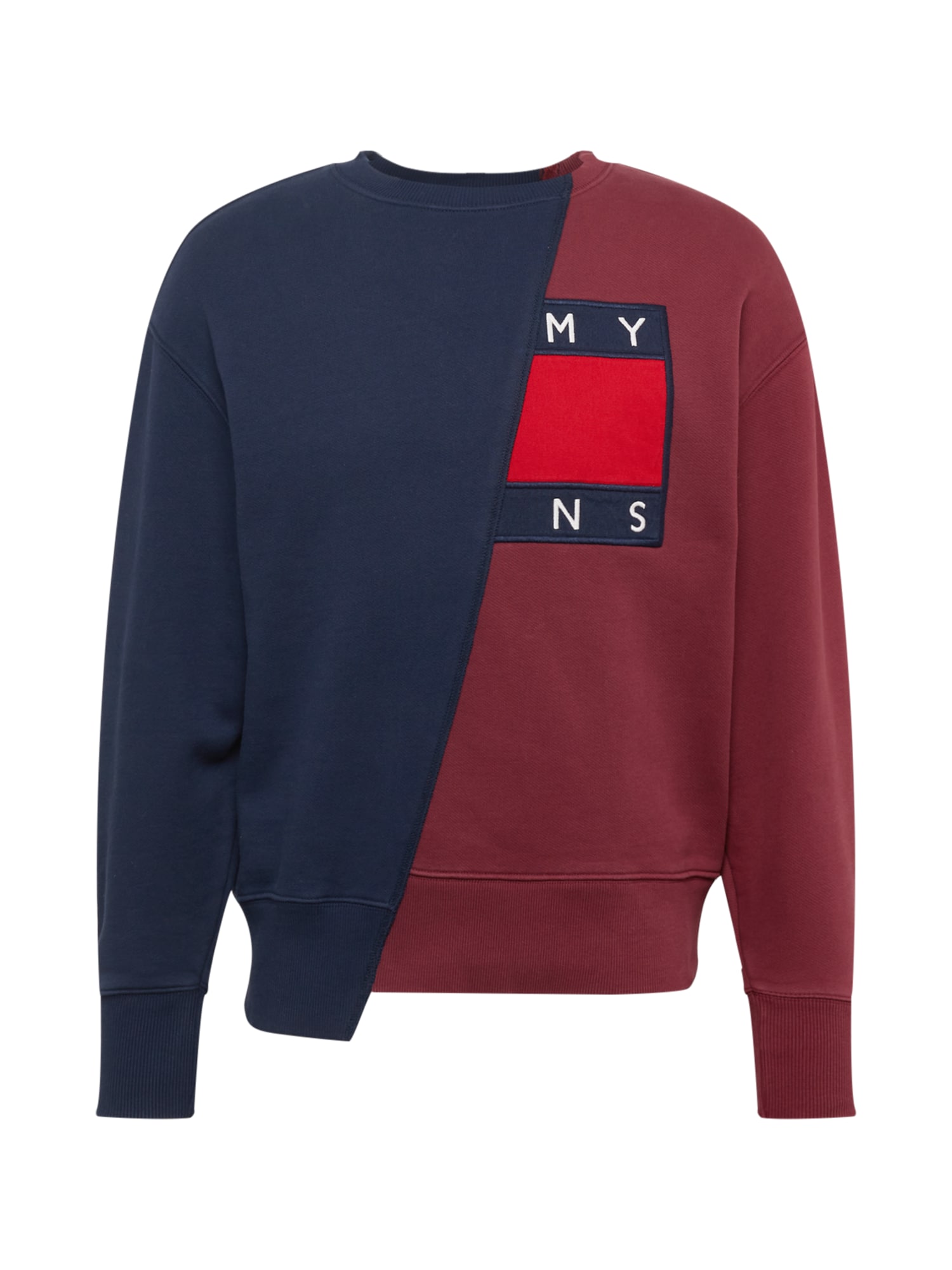 Tommy Remixed Sweatshirt  navy / vermelho / vermelho escuro / branco