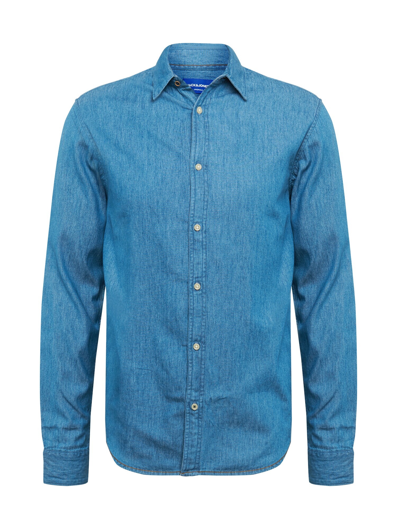 JACK & JONES Dalykiniai marškiniai 'Jorharold'  tamsiai (džinso) mėlyna