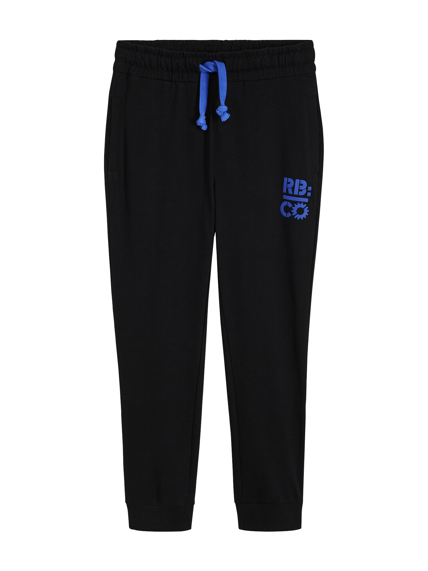 bonprix Pantaloni albastru / negru