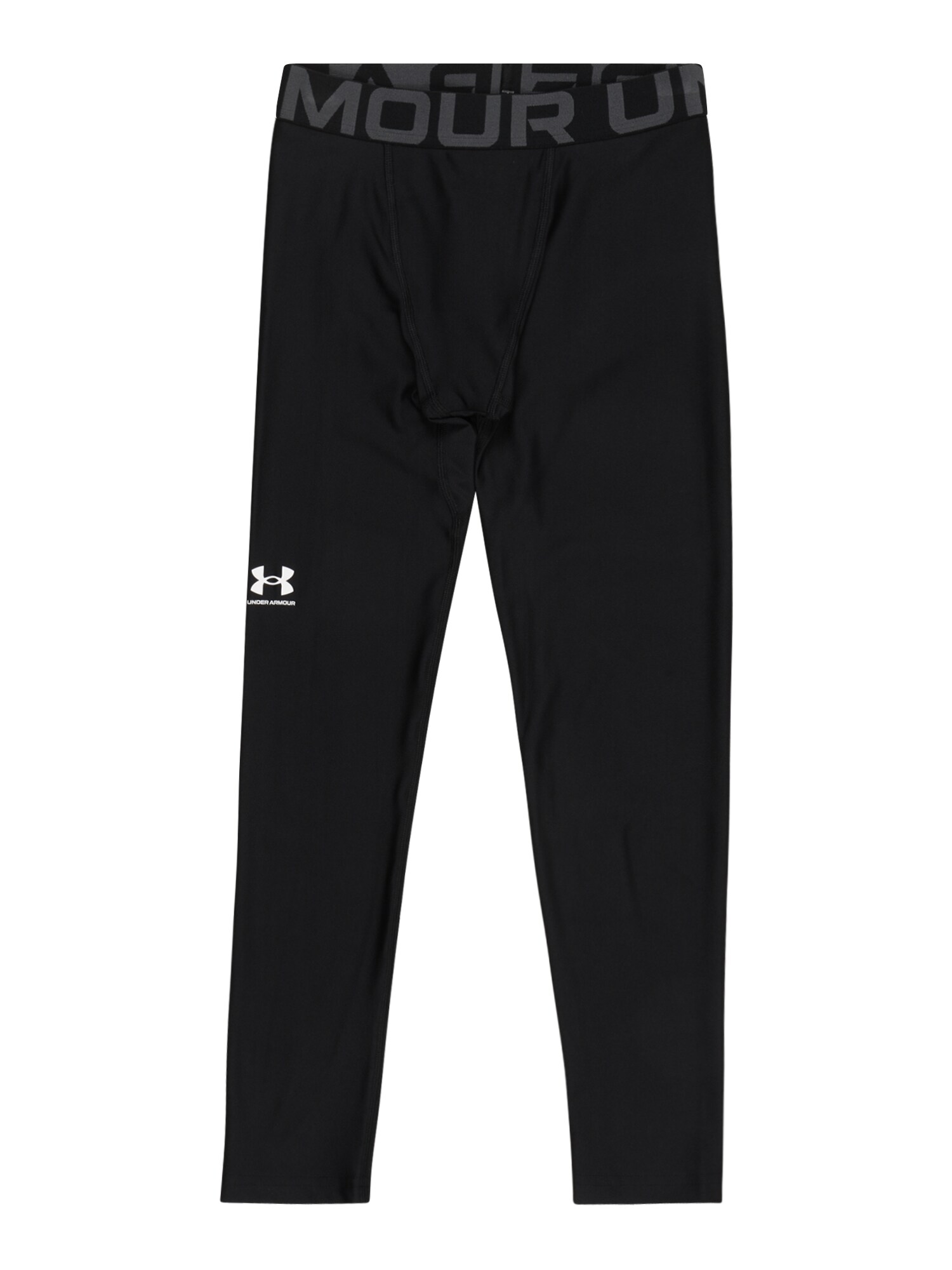 UNDER ARMOUR Pantaloni sport  gri / negru / alb
