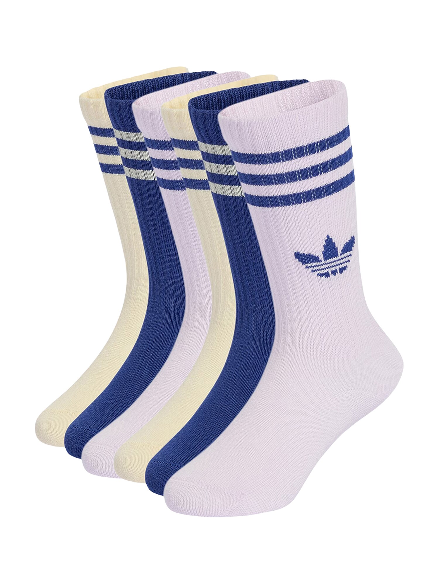 ADIDAS ORIGINALS Ponožky  námornícka modrá / pastelovo žltá / svetlofialová