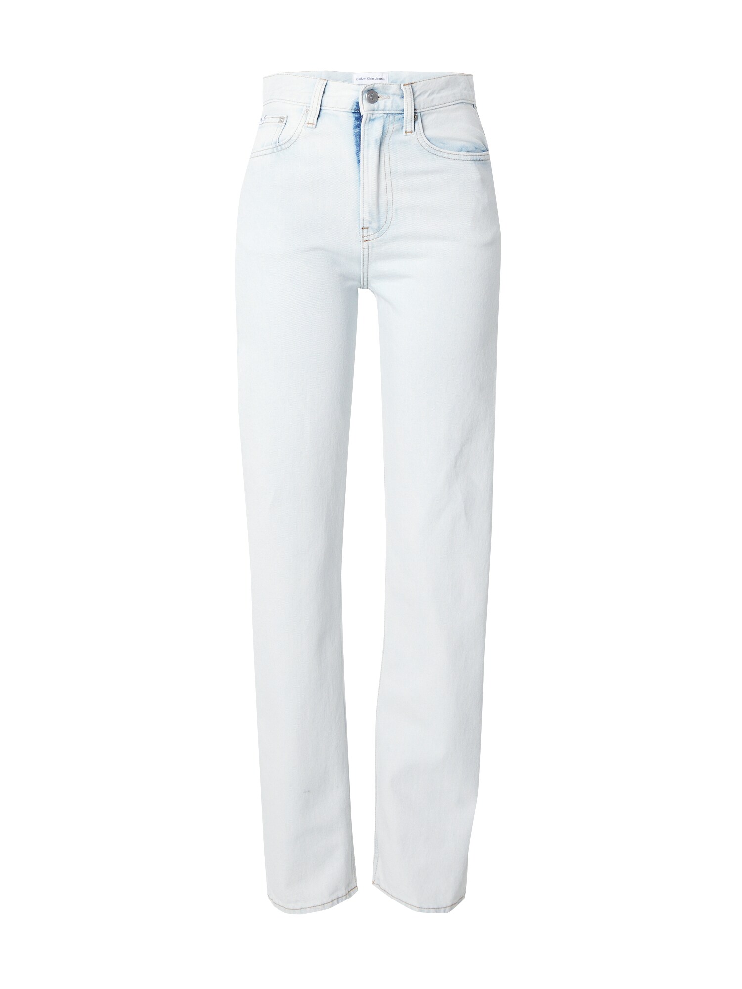 Calvin Klein Jeans Džínsy 'HIGH RISE STRAIGHT'  svetlomodrá