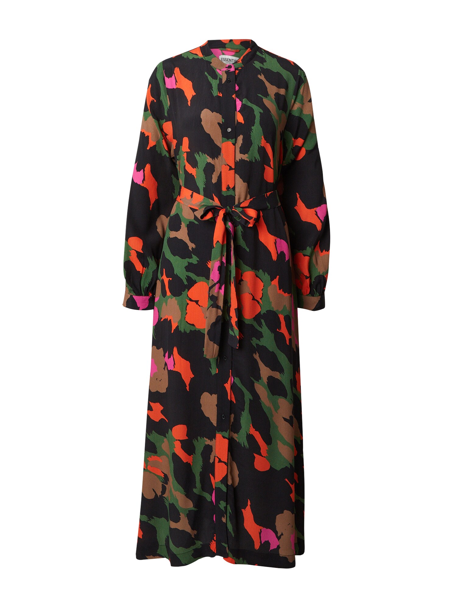 Essentiel Antwerp Rochie tip bluză 'Ehoney'  maro / verde / portocaliu / roz