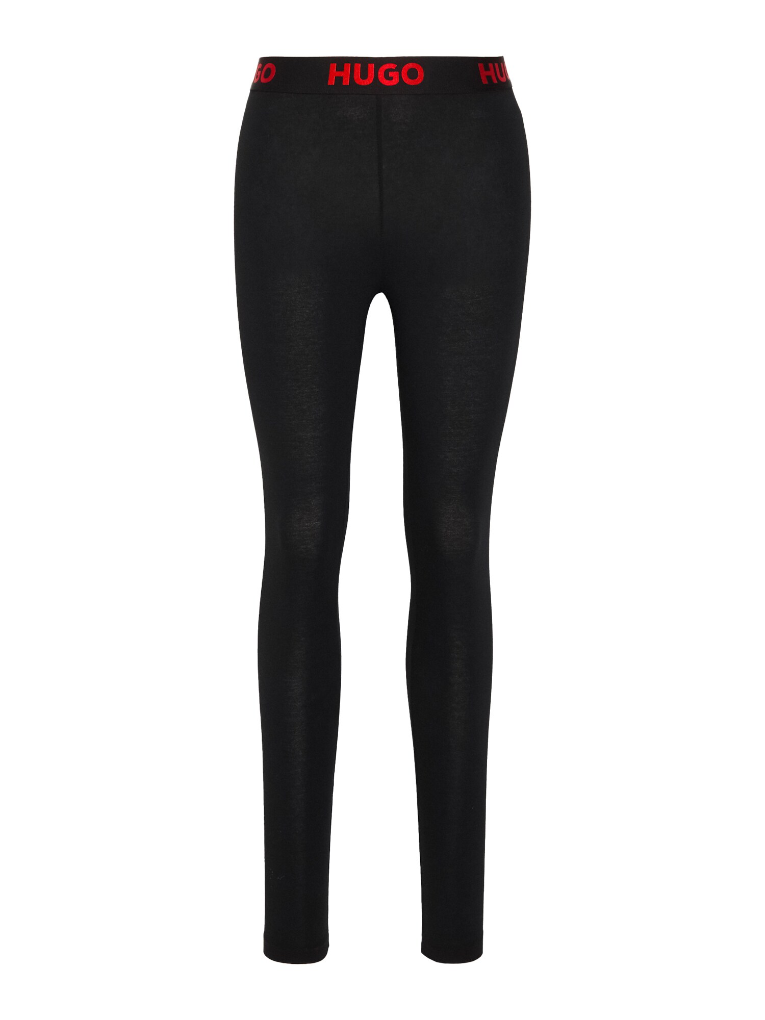 HUGO Leggings  roși aprins / negru