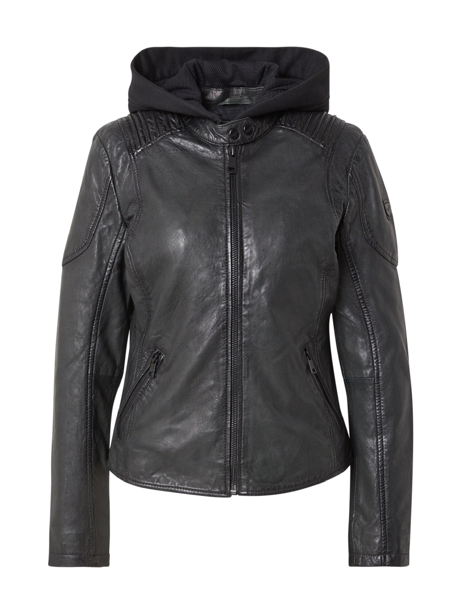 Mauritius Geacă de primăvară-toamnă Gianna  verde închis / negru