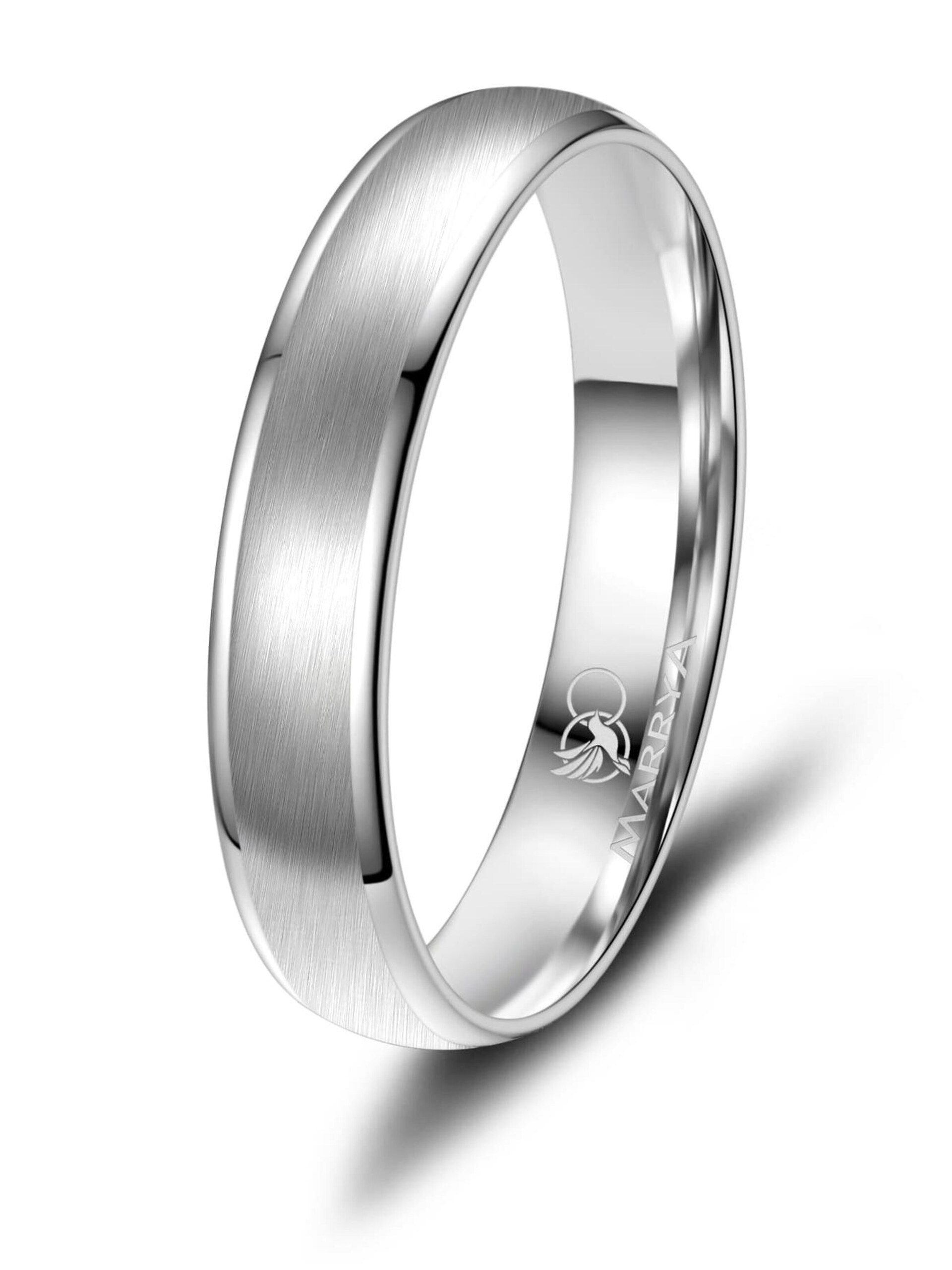 MARRYA Ring 'MARRYA SI-06 Ehering aus Silber' dam