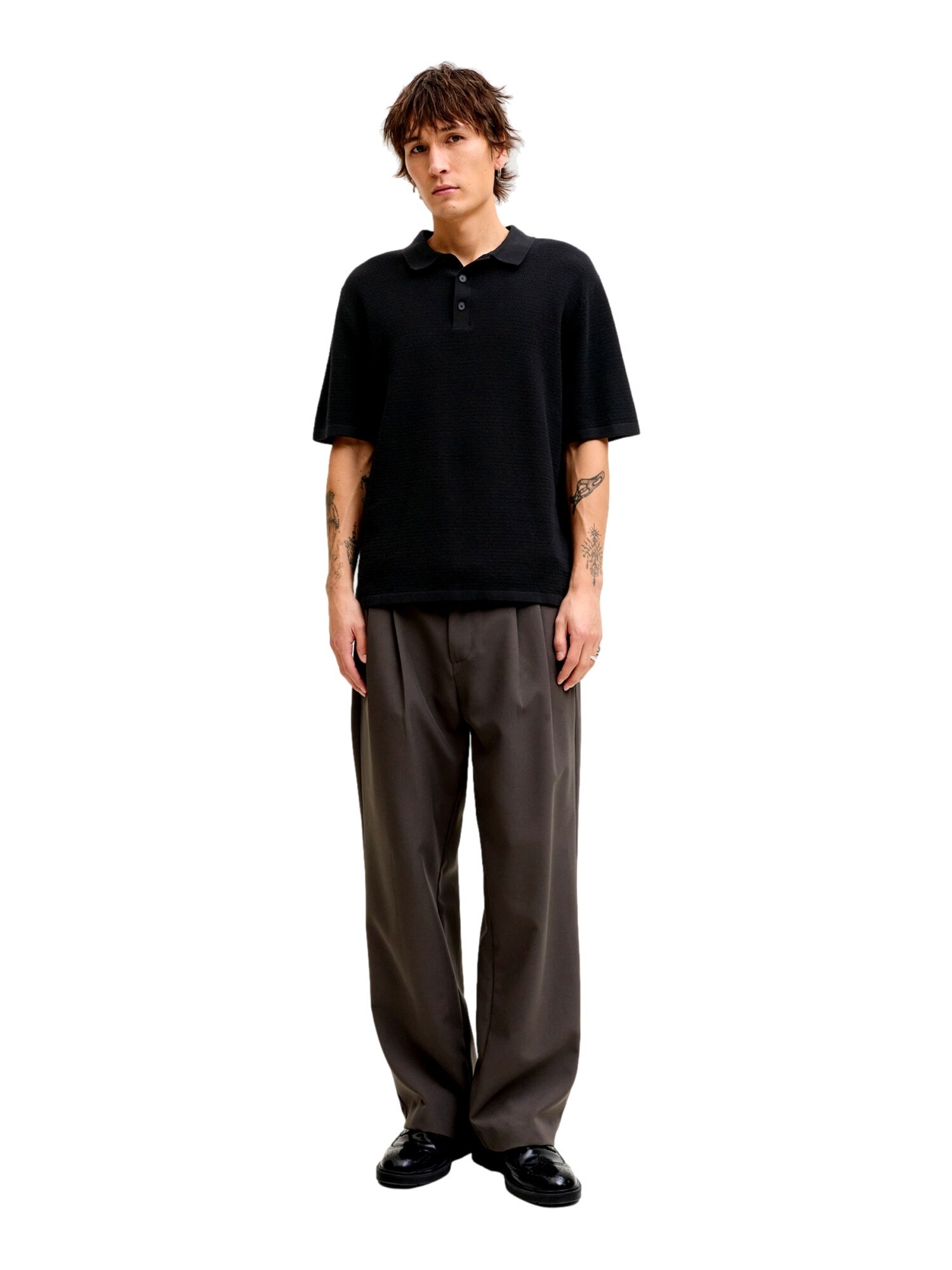 JACK & JONES Tričko 'JJEGeorge'  čierna (obrázok 3)