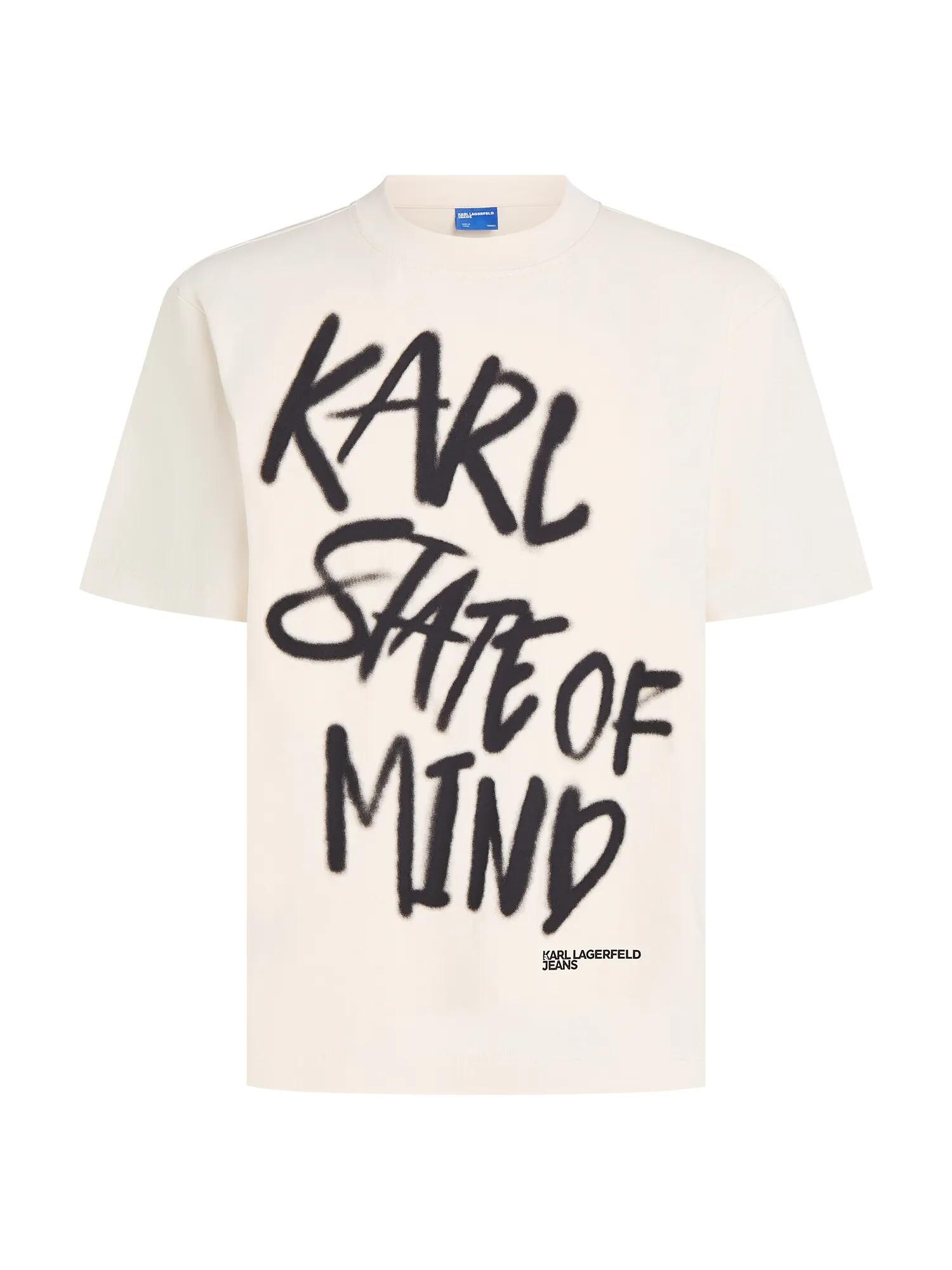 KARL LAGERFELD JEANS Majica  kremna