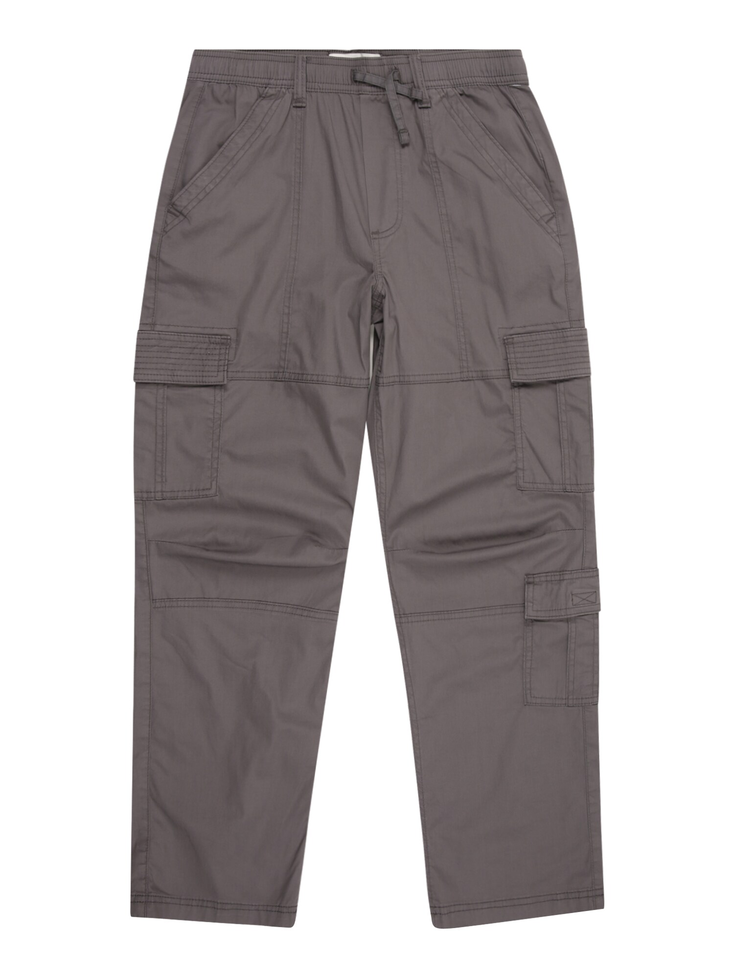 Abercrombie & Fitch Nohavice  tmavosivá