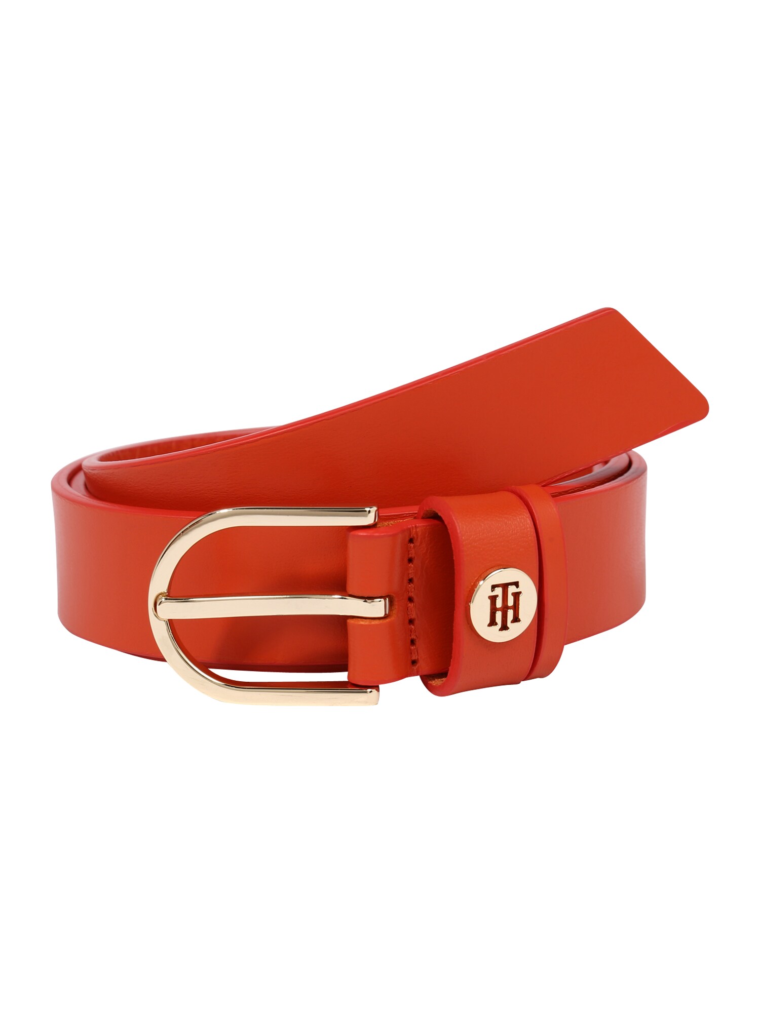 TOMMY HILFIGER Diržas 'CLASSIC 2.5'  raudona / auksas