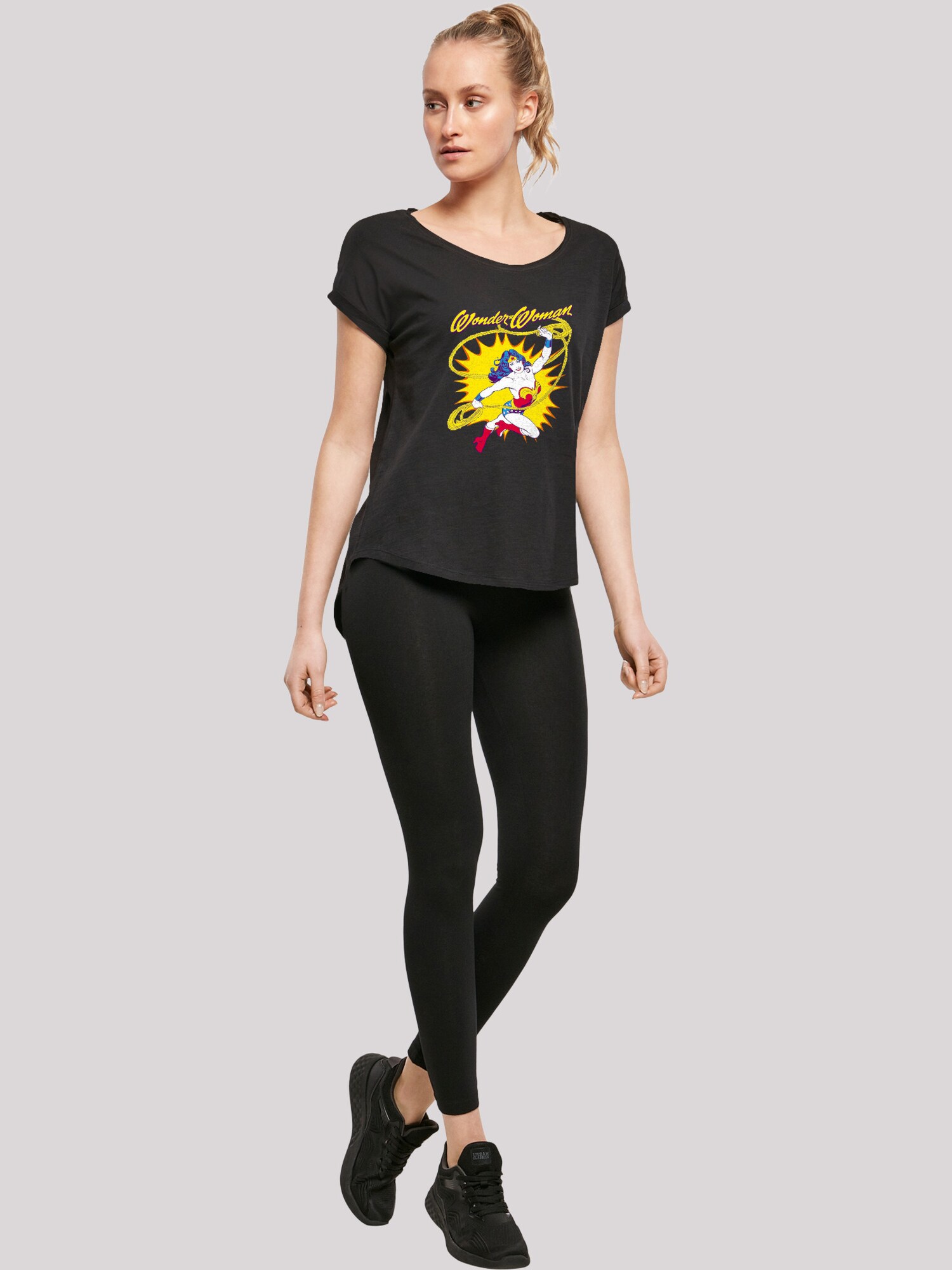 Thumbnail - T-Shirt 'DC Comics Wonder Woman Leap -BLK'