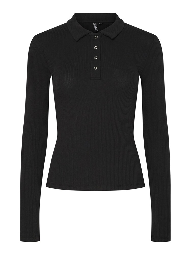 PIECES Shirt 'PCKitte' Damen Größe M schwarz