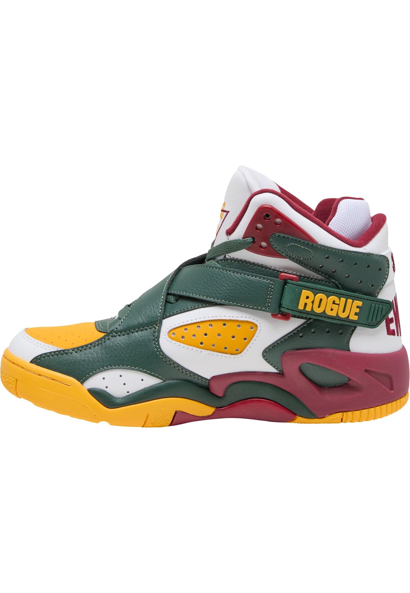 Ewing Zapatillas deportivas altas 'Rogue'  amarillo / verde / rojo cereza / blanco
